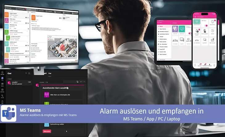 Cloudbasiertes Alarmmanagement mit MS Teams